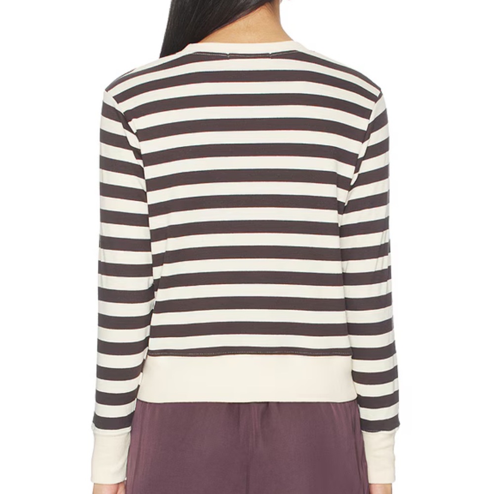PerfectWhiteTee Striped Long Sleeve Top - Picture 4 of 7